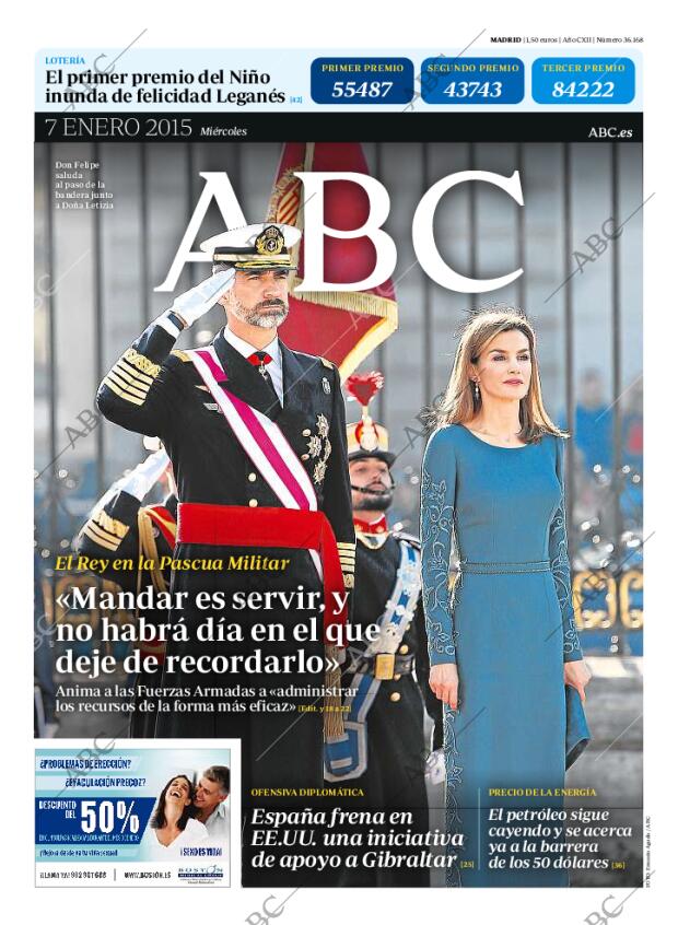 ABC MADRID 07-01-2015 página 1
