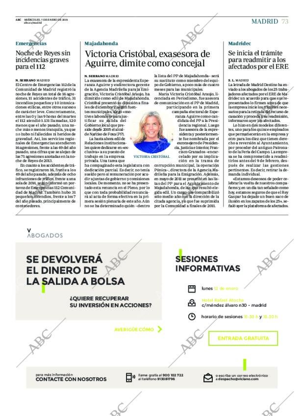 ABC MADRID 07-01-2015 página 73