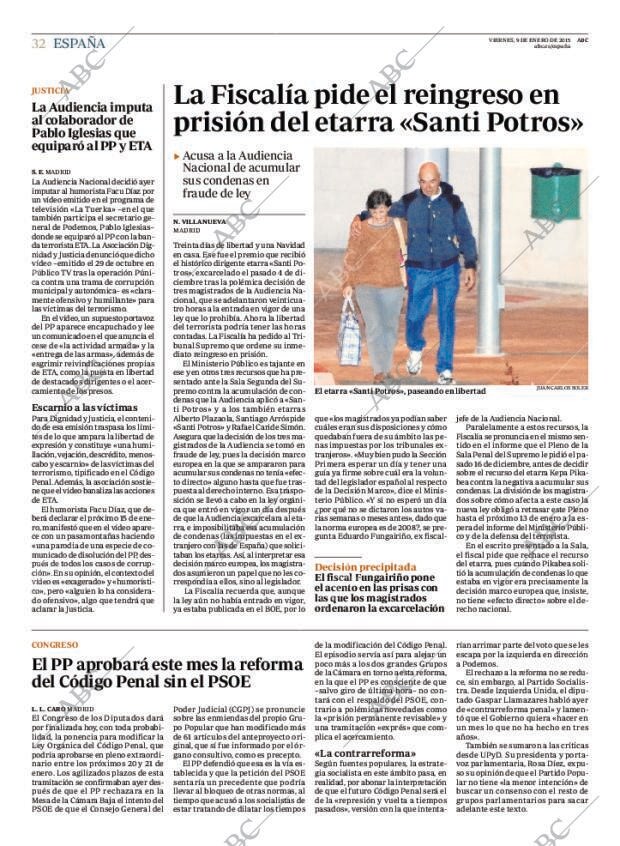 ABC MADRID 09-01-2015 página 32