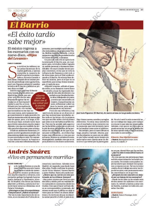 ABC MADRID 09-01-2015 página 70