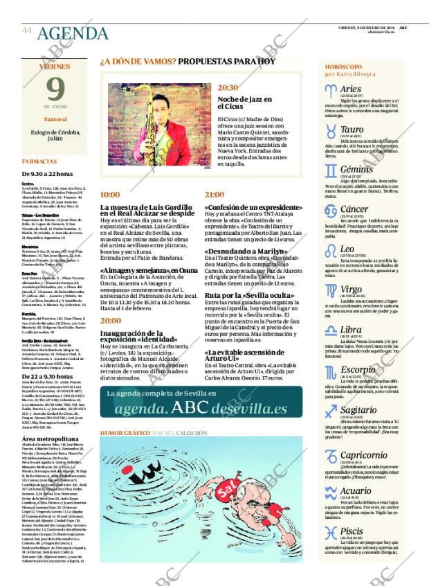 ABC SEVILLA 09-01-2015 página 44