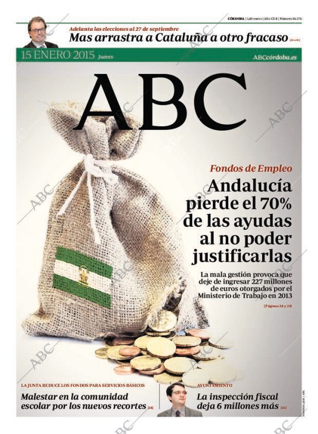 ABC CORDOBA 15-01-2015 página 1