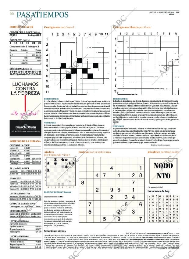 ABC MADRID 15-01-2015 página 66