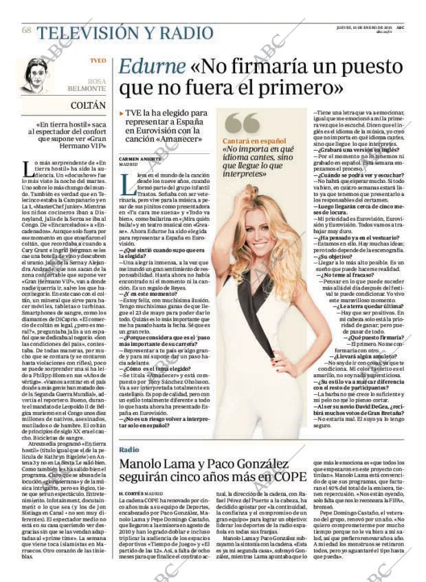 ABC MADRID 15-01-2015 página 68