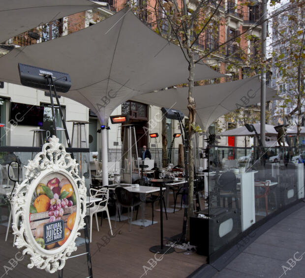 Reportaje de terrazas restaurante en Madrid