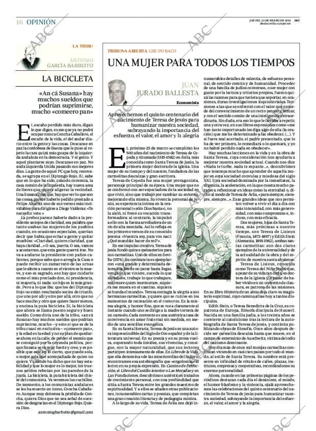 ABC SEVILLA 22-01-2015 página 16