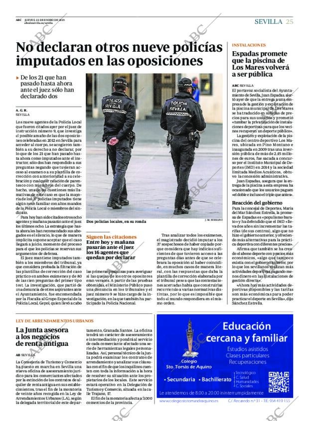 ABC SEVILLA 22-01-2015 página 25
