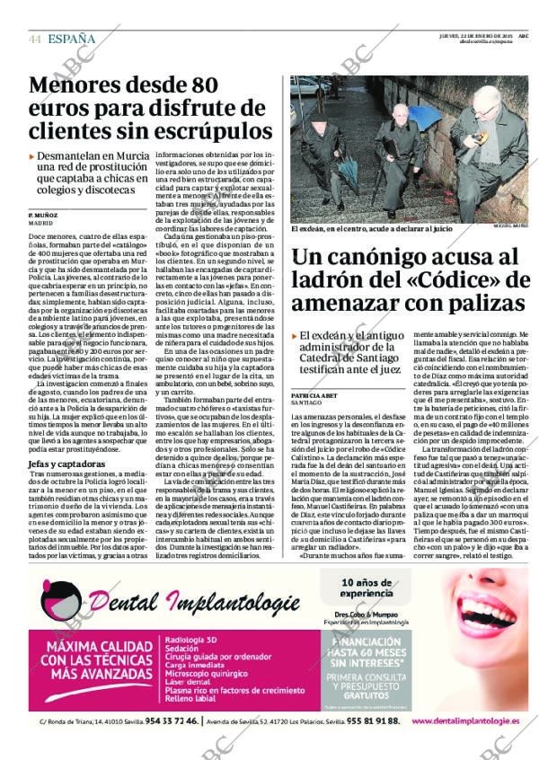 ABC SEVILLA 22-01-2015 página 44