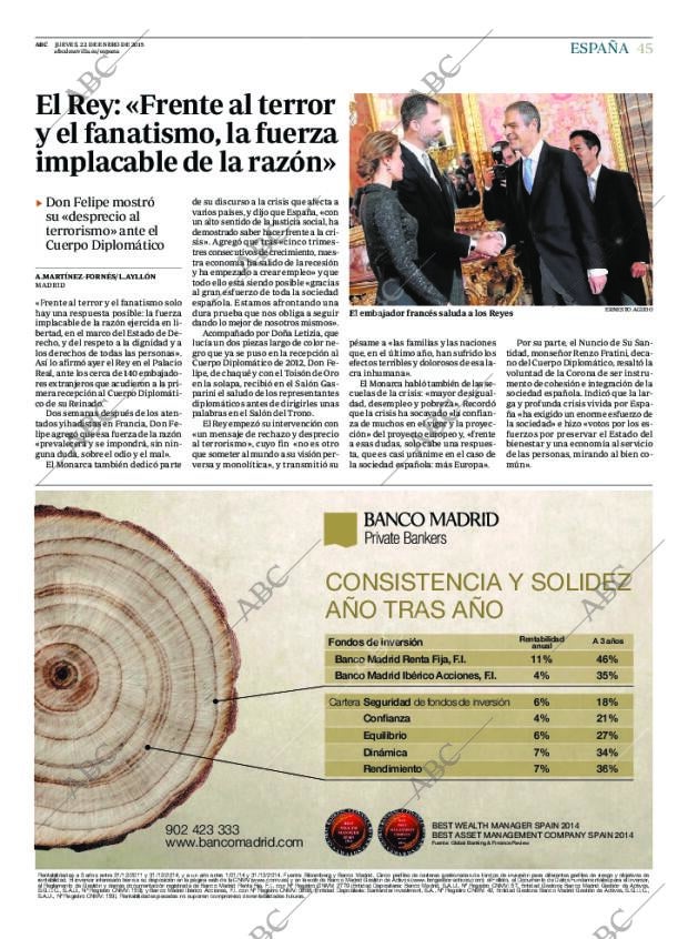 ABC SEVILLA 22-01-2015 página 45