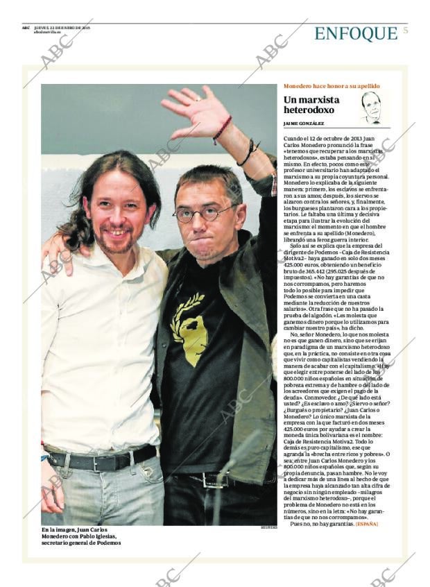 ABC SEVILLA 22-01-2015 página 5