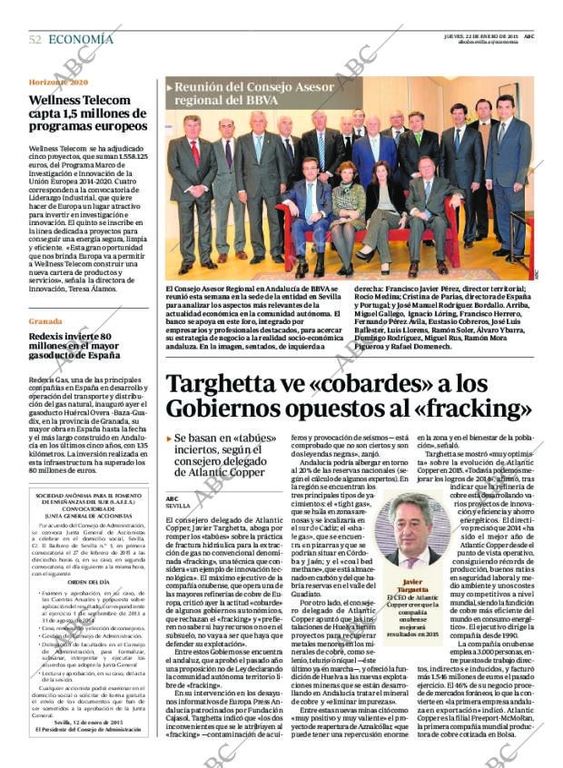 ABC SEVILLA 22-01-2015 página 52