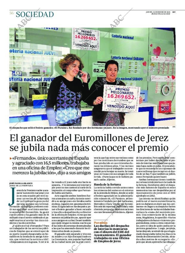 ABC SEVILLA 22-01-2015 página 56