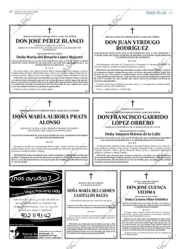 ABC SEVILLA 22-01-2015 página 63