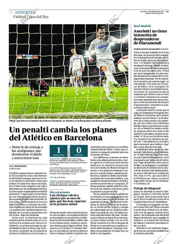 ABC SEVILLA 22-01-2015 página 70