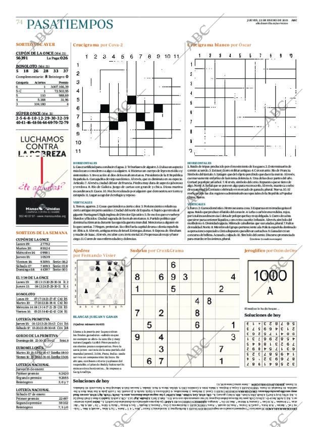 ABC SEVILLA 22-01-2015 página 74