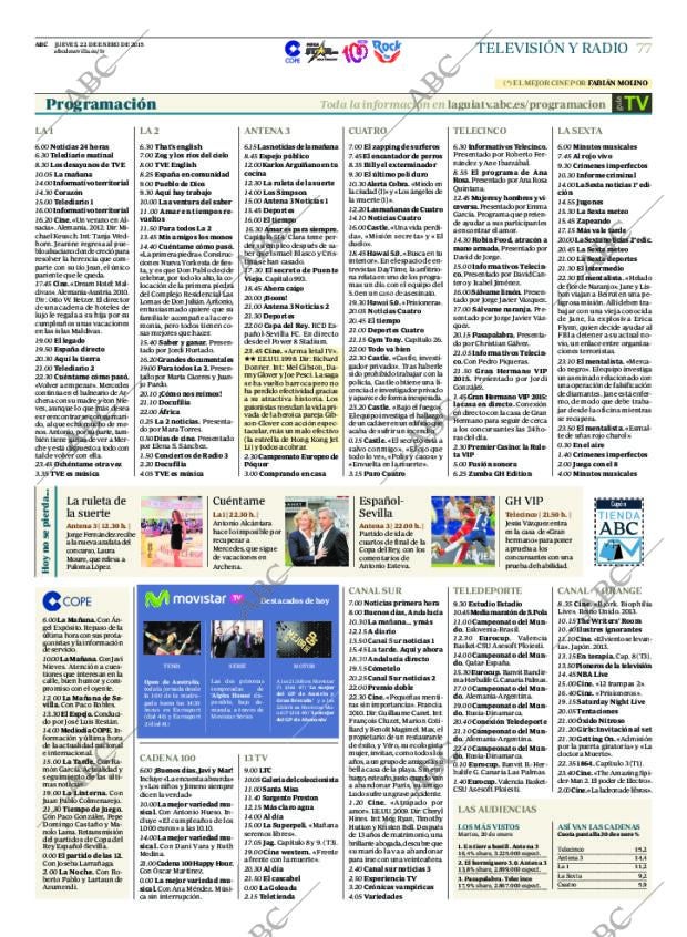 ABC SEVILLA 22-01-2015 página 77