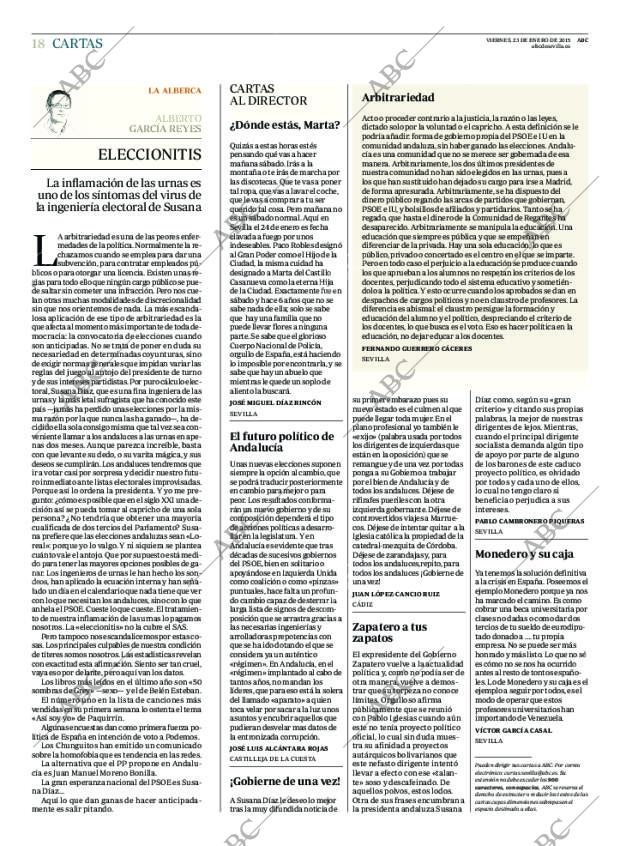 ABC SEVILLA 23-01-2015 página 18