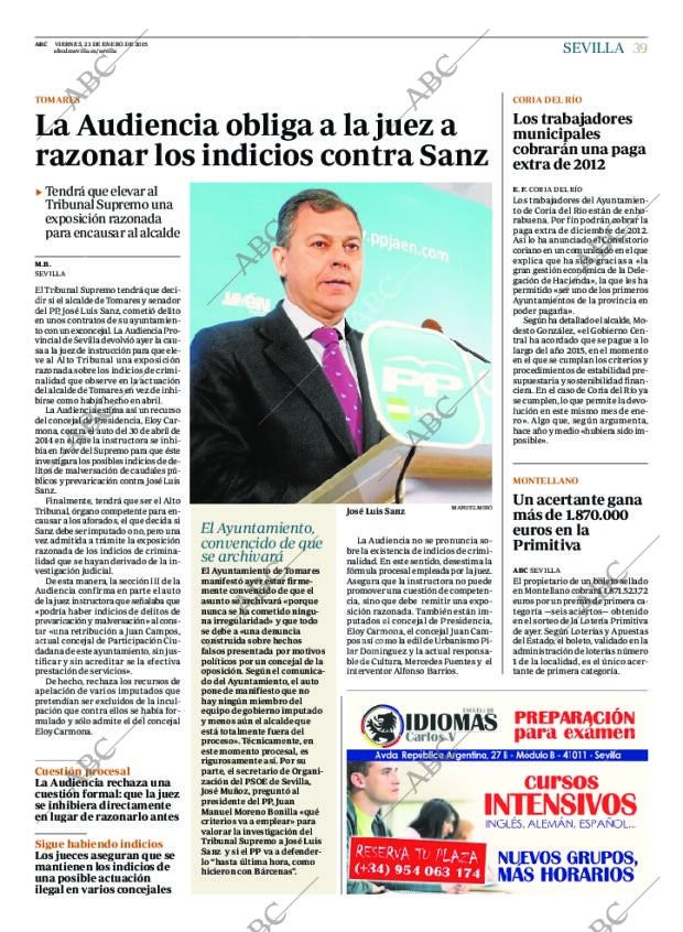 ABC SEVILLA 23-01-2015 página 39