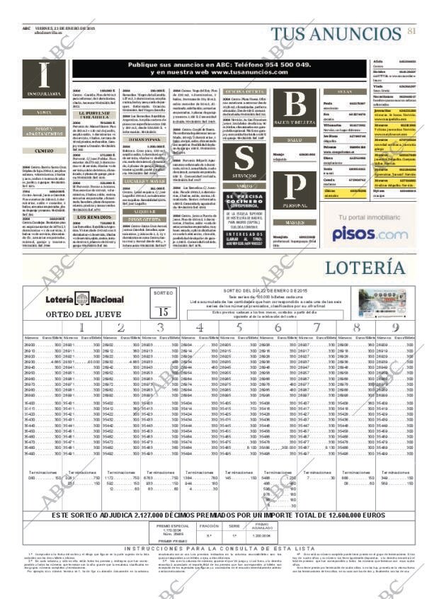 ABC SEVILLA 23-01-2015 página 81