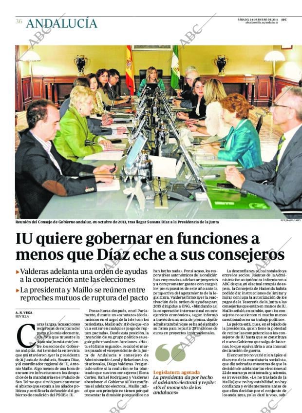 ABC SEVILLA 24-01-2015 página 38