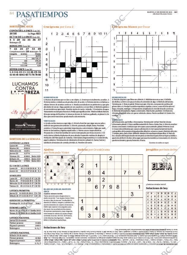 ABC SEVILLA 27-01-2015 página 84