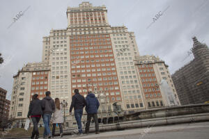 Edificio España, en plaza de España