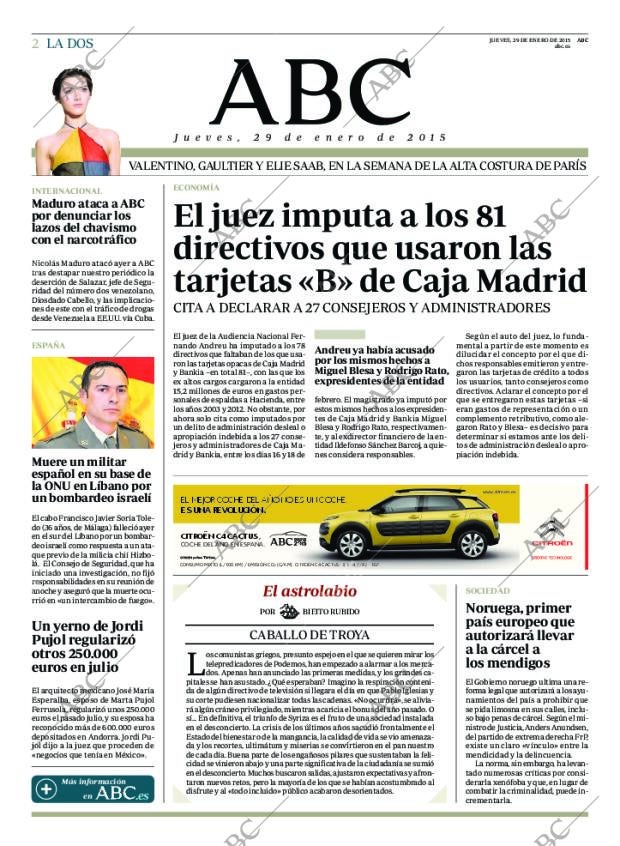 ABC MADRID 29-01-2015 página 2