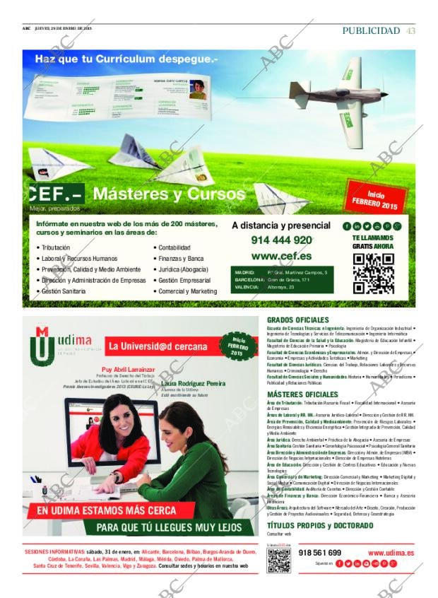 ABC SEVILLA 29-01-2015 página 43