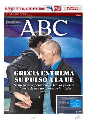 ABC MADRID 31-01-2015 página 1