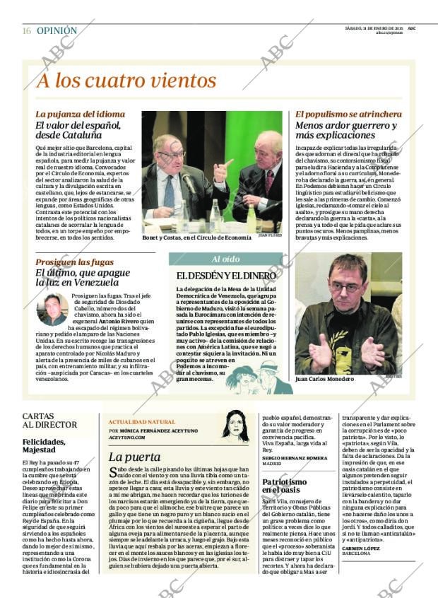 ABC MADRID 31-01-2015 página 16