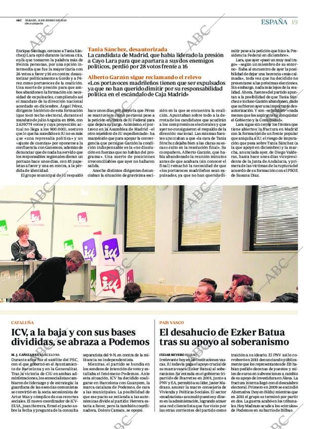 ABC MADRID 31-01-2015 página 19