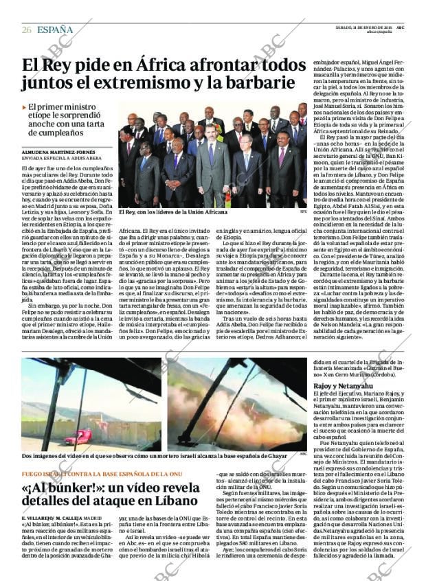 ABC MADRID 31-01-2015 página 26