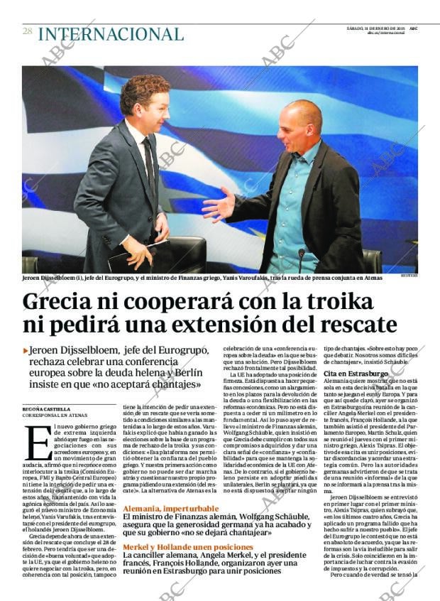 ABC MADRID 31-01-2015 página 28