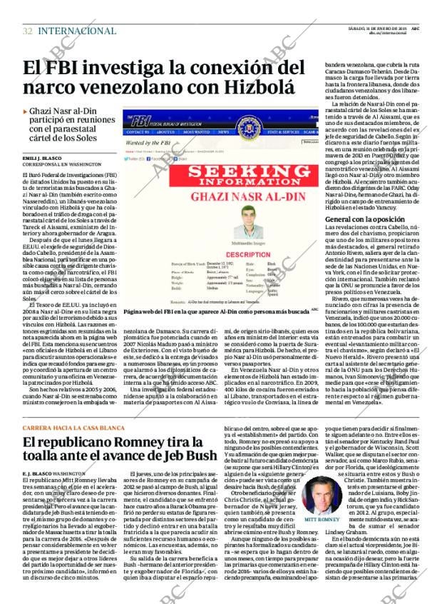 ABC MADRID 31-01-2015 página 32