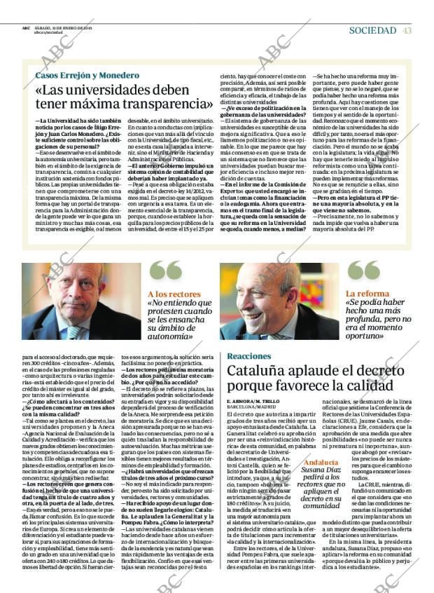 ABC MADRID 31-01-2015 página 43