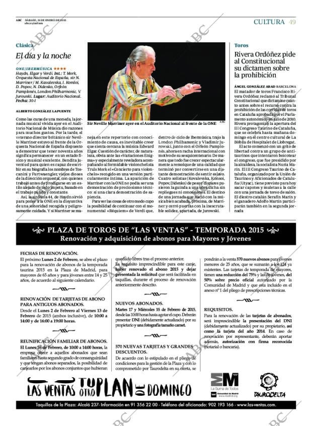 ABC MADRID 31-01-2015 página 49