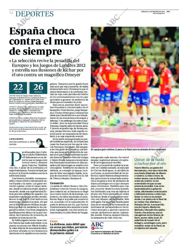 ABC MADRID 31-01-2015 página 52