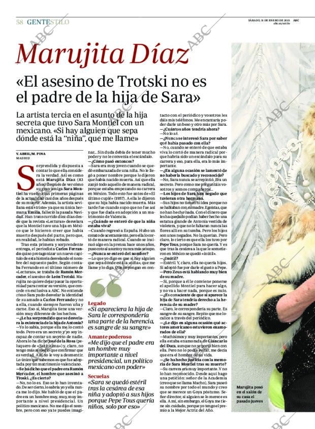 ABC MADRID 31-01-2015 página 58