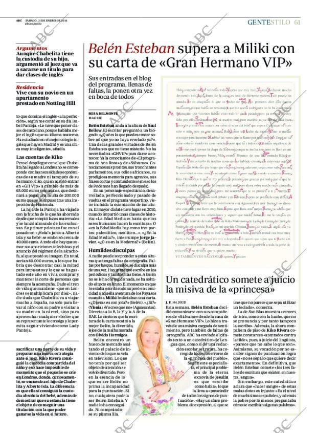 ABC MADRID 31-01-2015 página 61