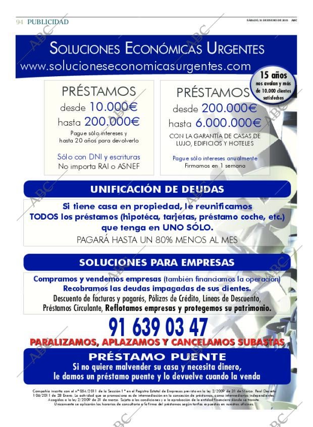 ABC MADRID 31-01-2015 página 94