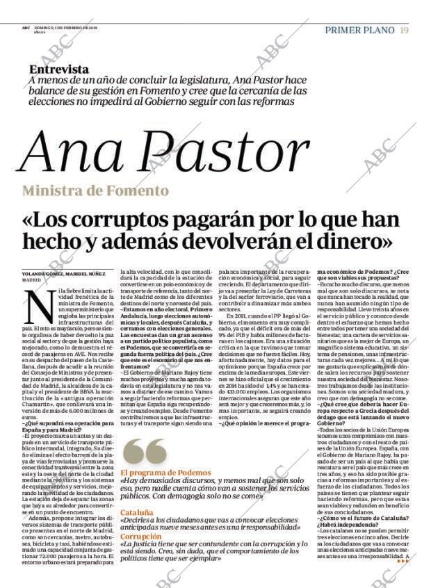 ABC MADRID 01-02-2015 página 19