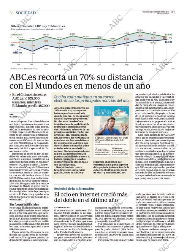 ABC MADRID 01-02-2015 página 58