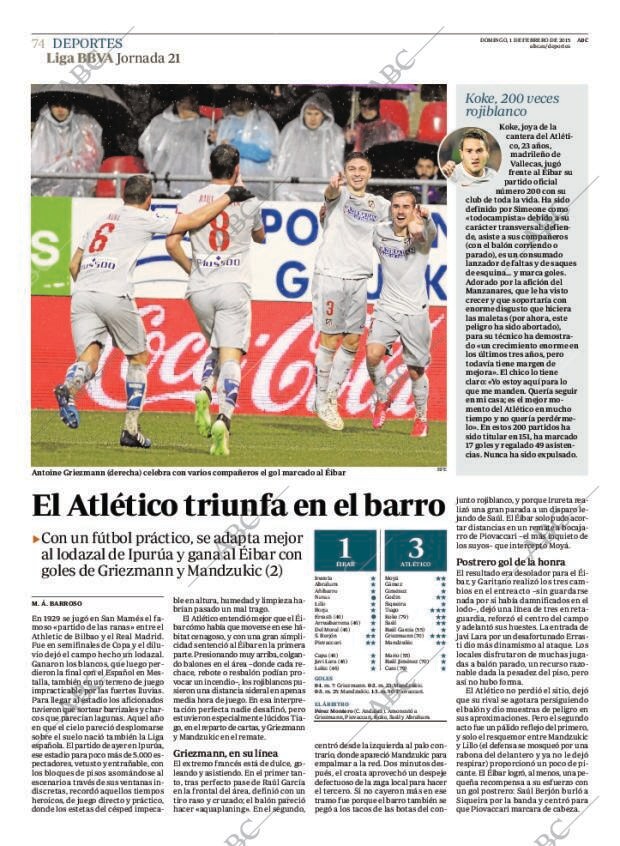 ABC MADRID 01-02-2015 página 74