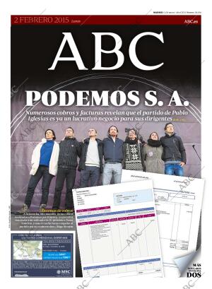 ABC MADRID 02-02-2015 página 1
