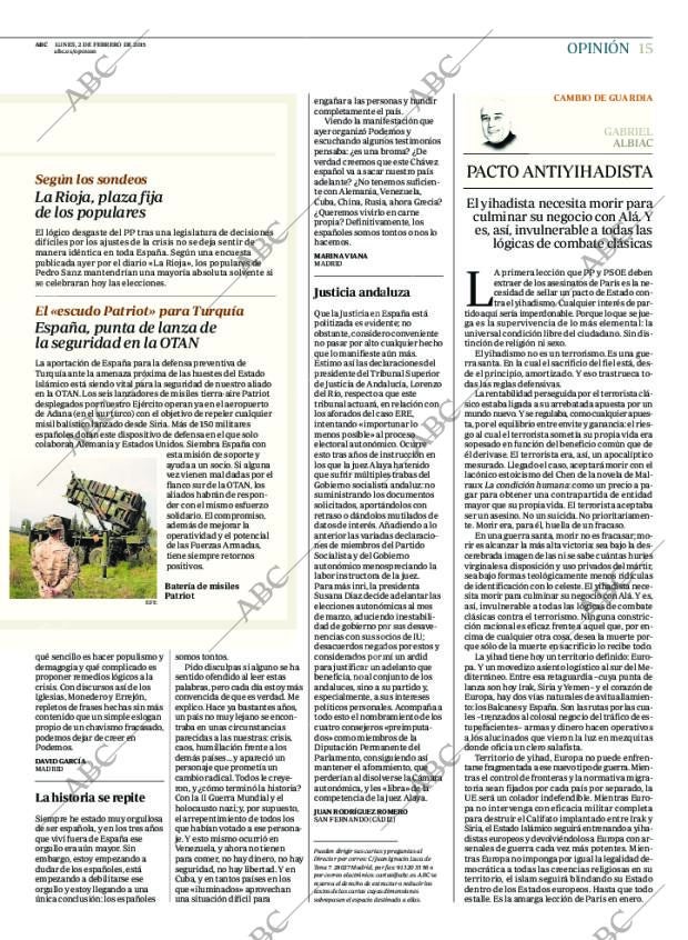 ABC MADRID 02-02-2015 página 15