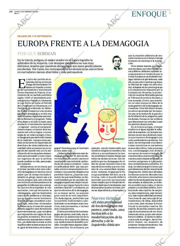 ABC MADRID 02-02-2015 página 5