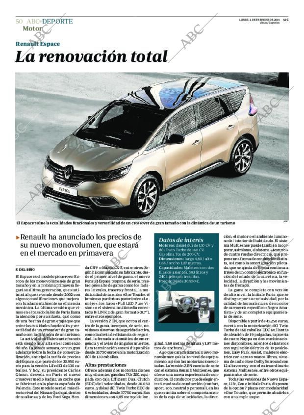 ABC MADRID 02-02-2015 página 50