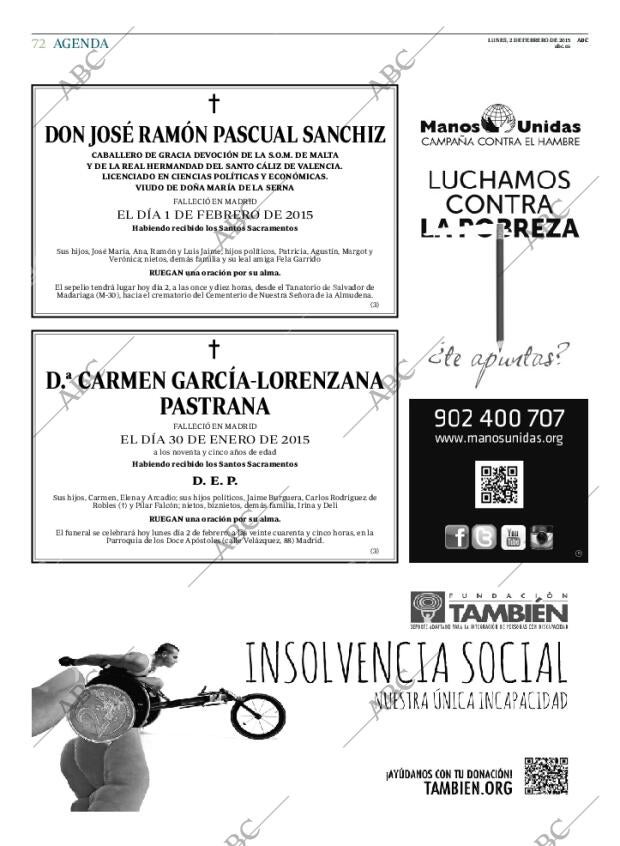 ABC MADRID 02-02-2015 página 72