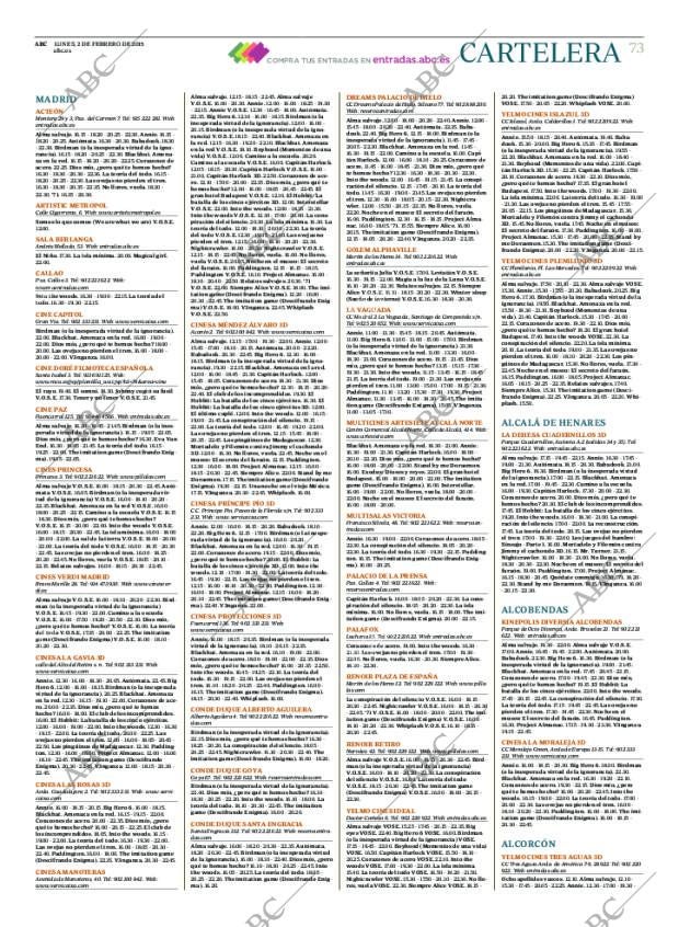 ABC MADRID 02-02-2015 página 73