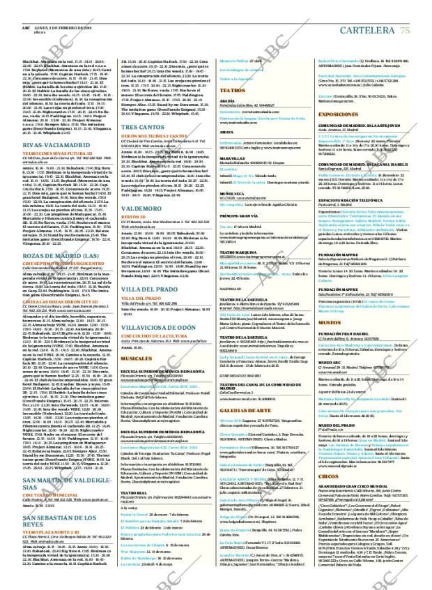 ABC MADRID 02-02-2015 página 75